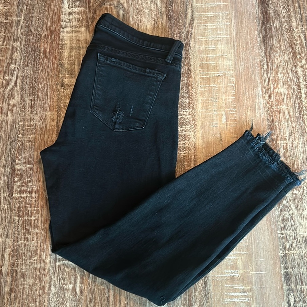 J BRAND distressed boyfriend jeans
